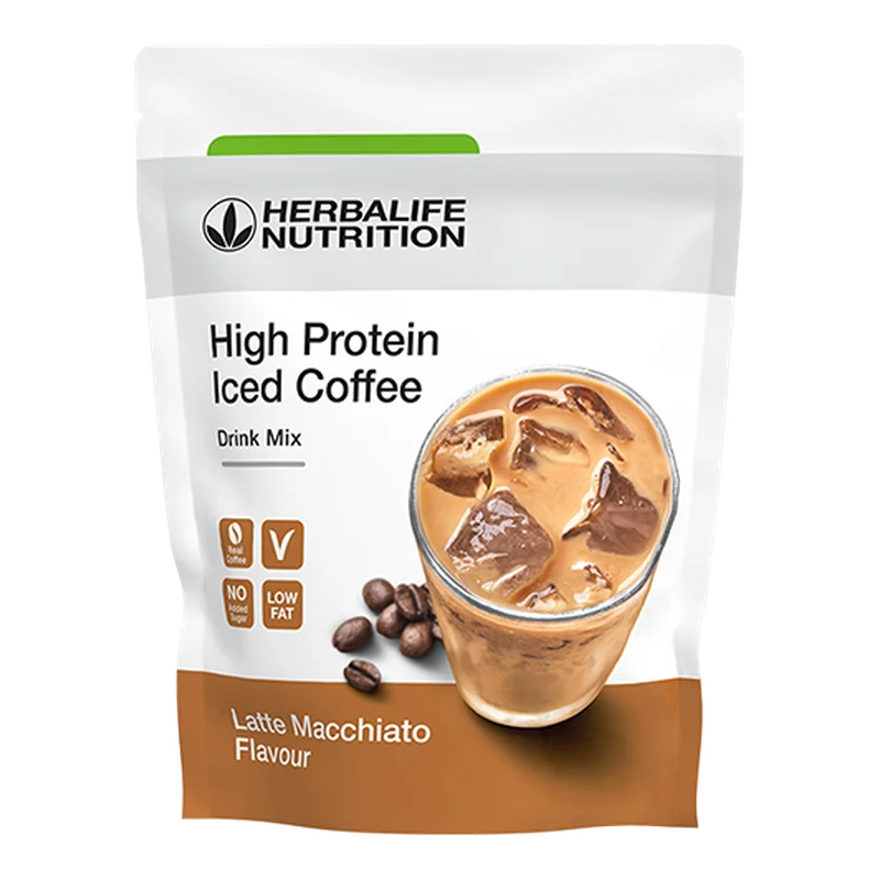 High Protein Iced Coffee – Latte Macchiato, 308 g