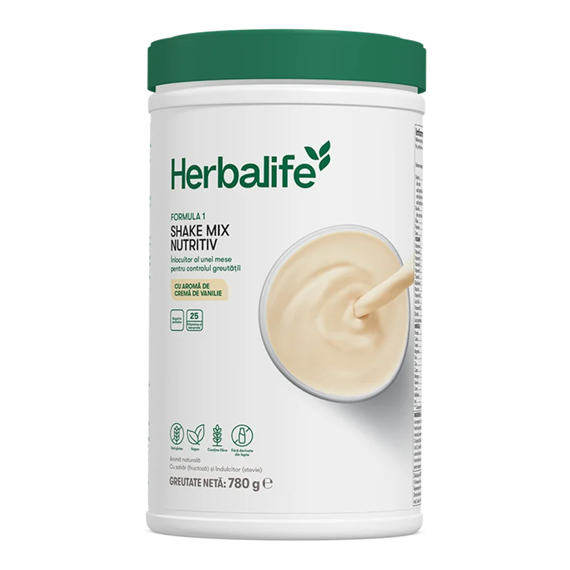 Formula 1 Shake Mix Nutritiv – Cremă de vanilie 780 g, 780 g