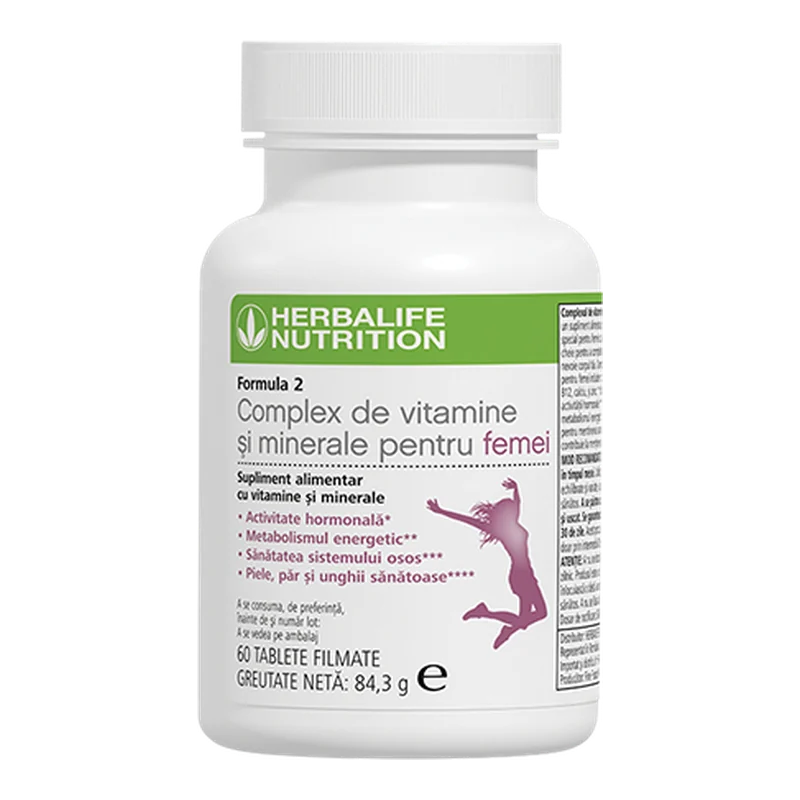 Formula 2 – Complex de vitamine și minerale, 60 tablete